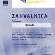 Acknowledgments (Serbia, Croatia and Bosnia & Herzegovina)